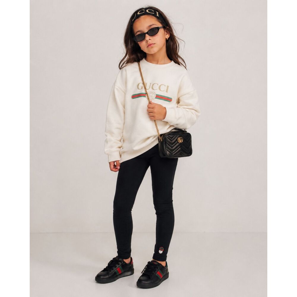 Gucci Black Leggings Pants Trousers  Kids Size 8